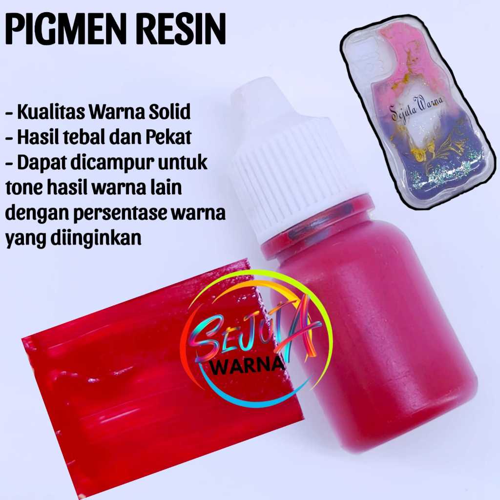 

BIANG WARNA PIGMEN RESIN MERAH CABE RED CHILI 10GR