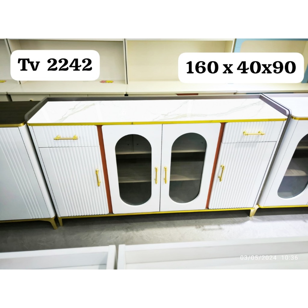 Lemari Sepatu Buffet Konsul Serbaguna Credenza 2242