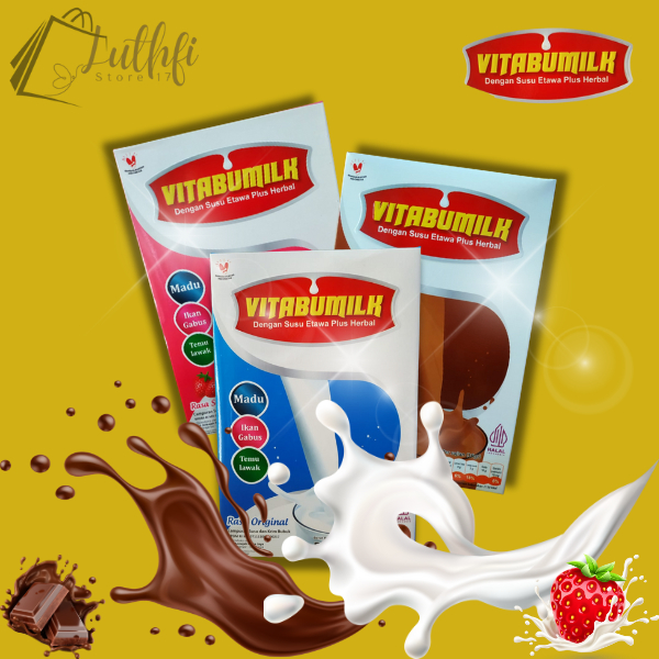 

VITABUMILK Susu Etawa Plus Herbal dengan 3 Varian Rasa - Kemasan 500 Gram