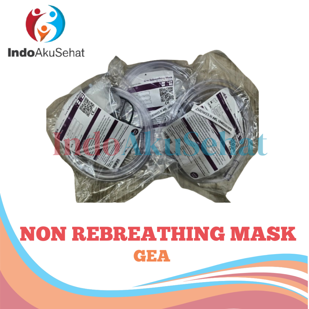 GEA MASKER NON REBREATHING MASK / MASKER NRM