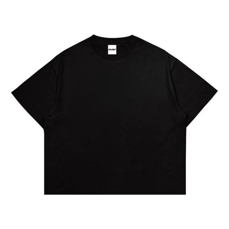 Kaos Oversize Polos Hitam