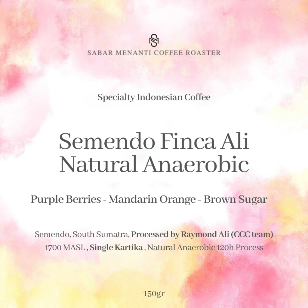 

Semendo Finca Ali Natural Anaerobic - filter 150g