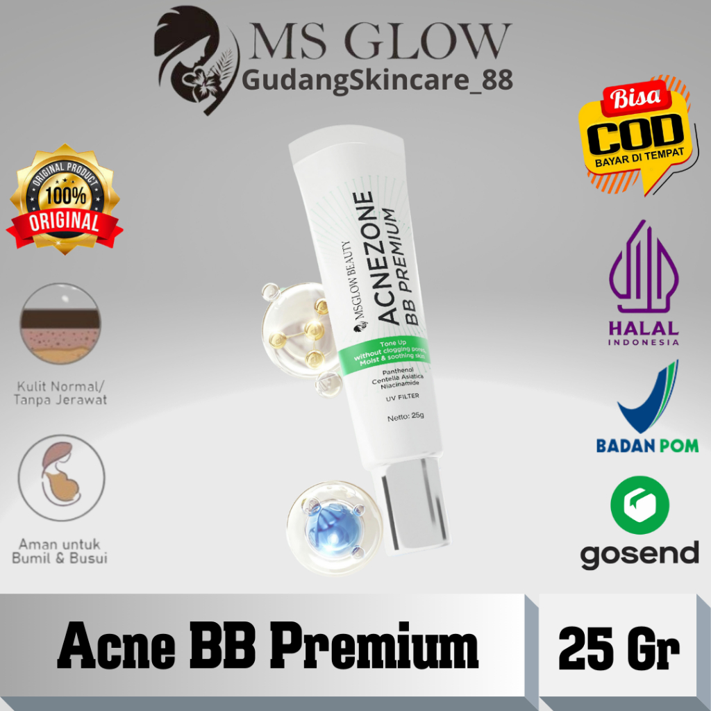 Ms Glow Acne BB Cream BB Premium Ms Glow Day Cream Acne Treatment Jerawat