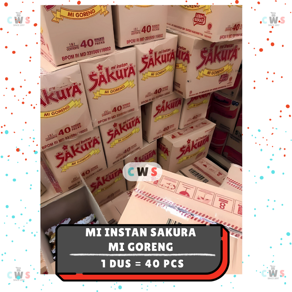 

Mie SAKURA Mi Goreng - 1 Dus / 40 Pcs