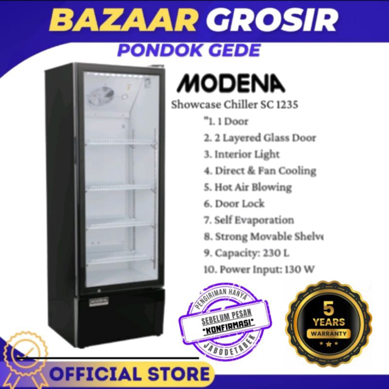 MODENA SHOWCASE COOLER SC1235 / SC-1235