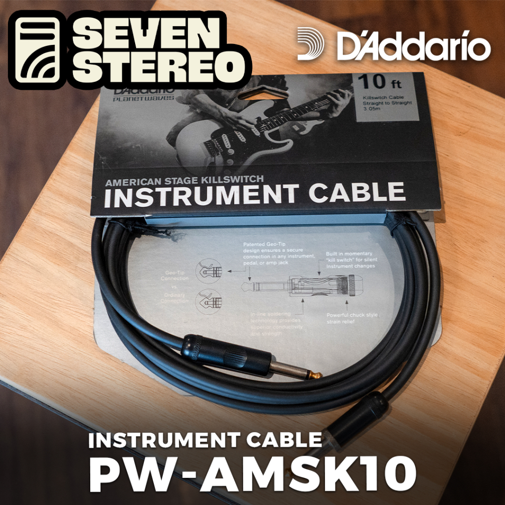 D Addario Planet Waves PW AMSK 10 American Stage Kill Switch Instrumen