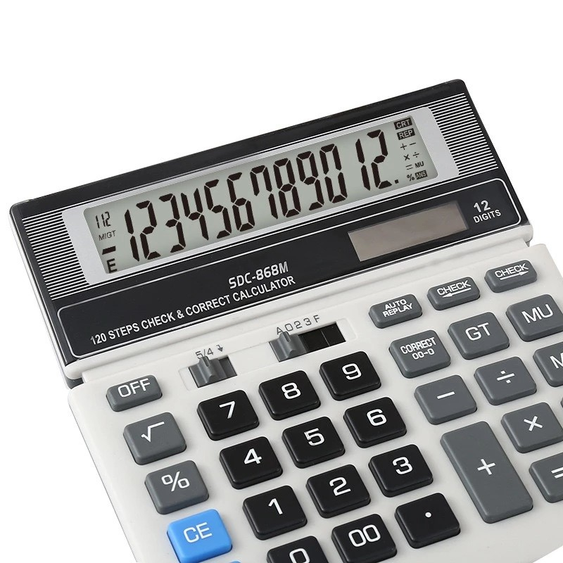 

Kalkulator 12 Digit - Calculator Desktop LS-516, Layar Besar, Tombol Nyaman, Dual Power, Akurat & Cepat, Cocok untuk Kantor, Kasir, Sekolah, Bisnis, Perhitungan Keuangan, Desain Elegan, Kualitas Terbaik, Harga Terjangkau, Ready Stok I D1