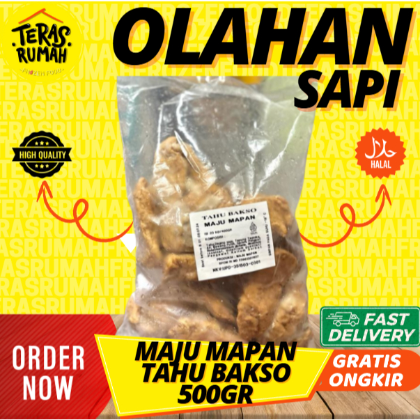 

MAJU MAPAN TAHU BAKSO 500GR