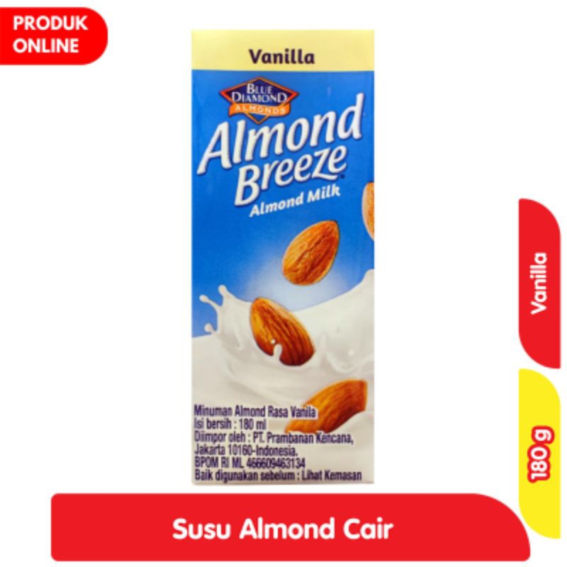 

Almond Breeze Susu Almond Cair Vanilla Kotak 180 ml