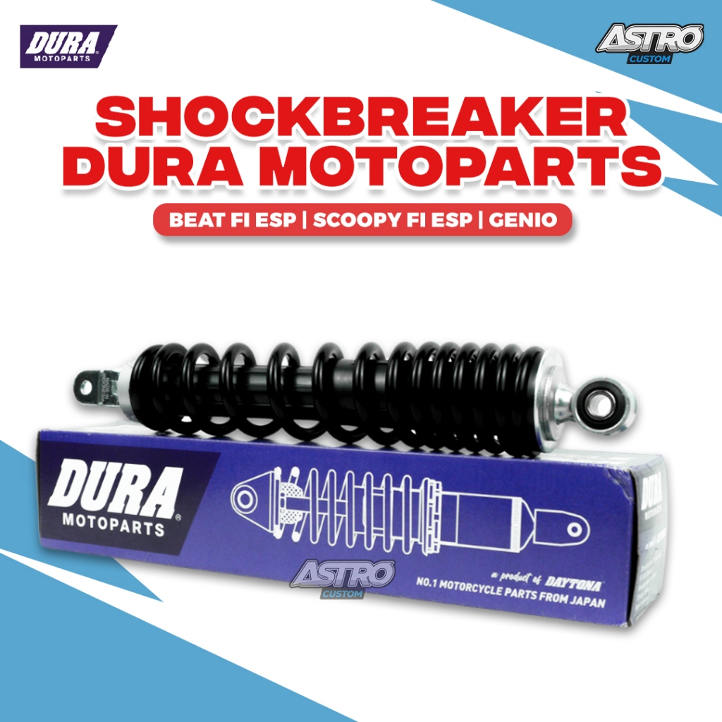 Shockbreaker Dura Beat Fi Scoopy Fi Esp Genio Street Deluxe Single Shock Spring Black Absorber 320