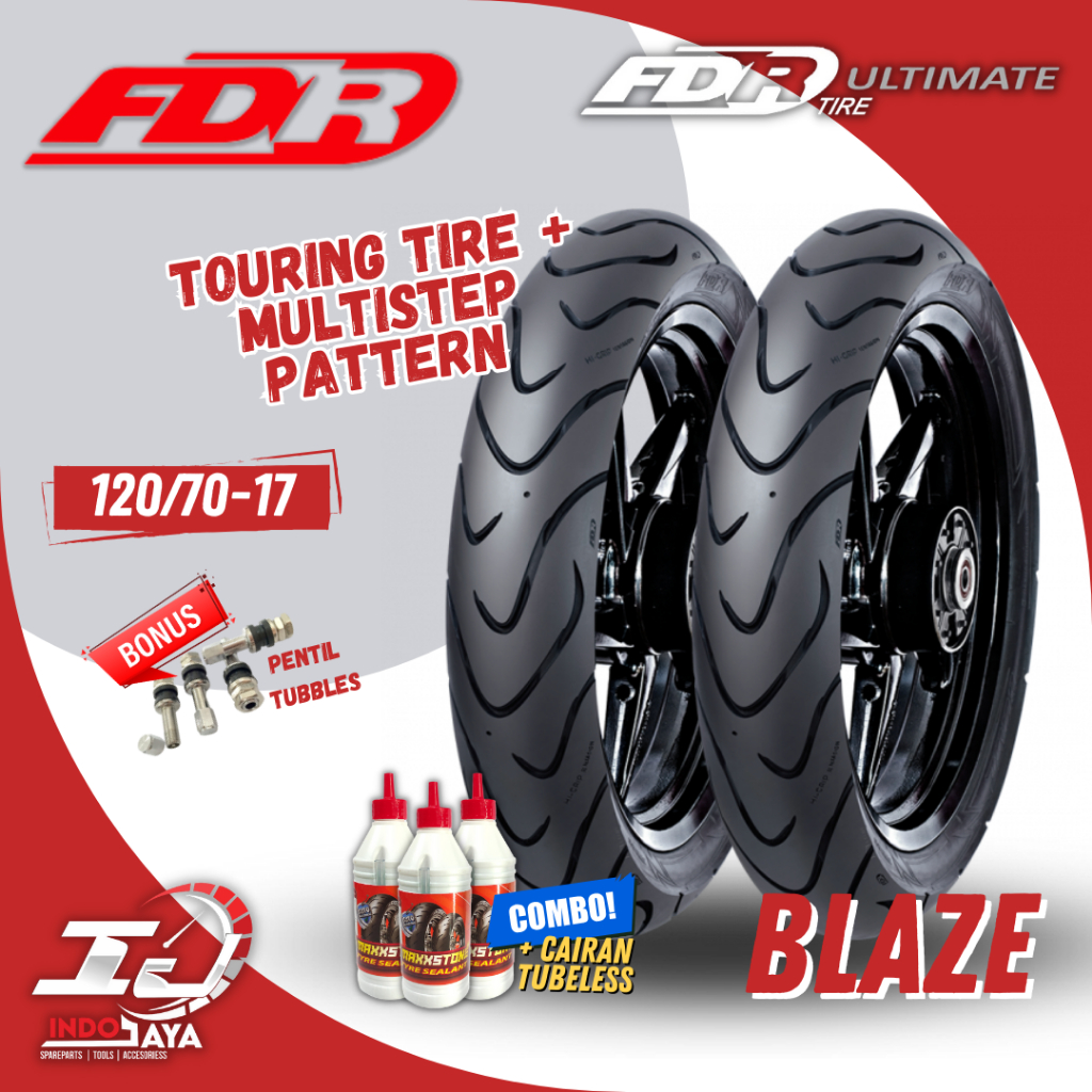 [READY COD] BAN FDR BLAZE RING 17 ( 120/70-17 ) BAN FDR TUBELESS BLAZE TUBLES RING 17 / BAN FDR TUBL