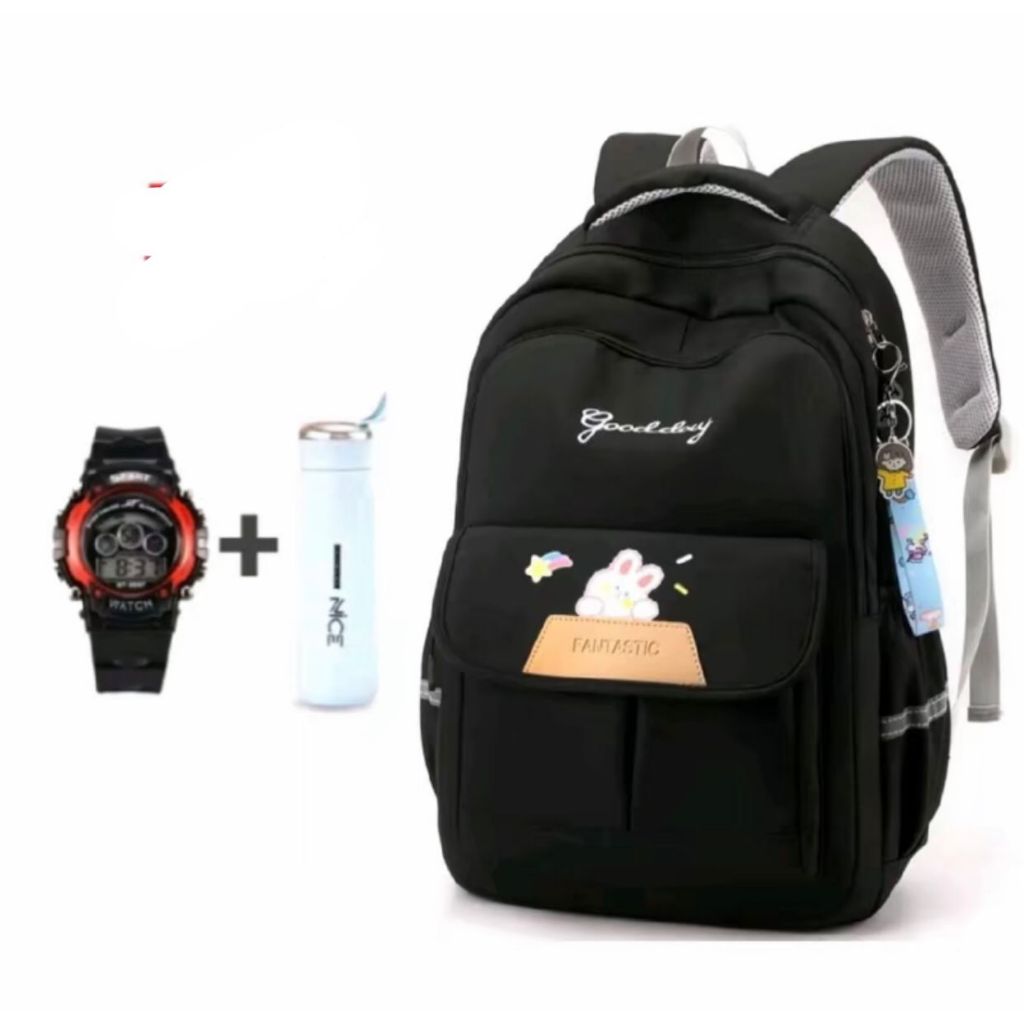 Tas Ransel : Premium Backpack dengan KArakter Kelinci Cocok untuk Anak Bersekolah
