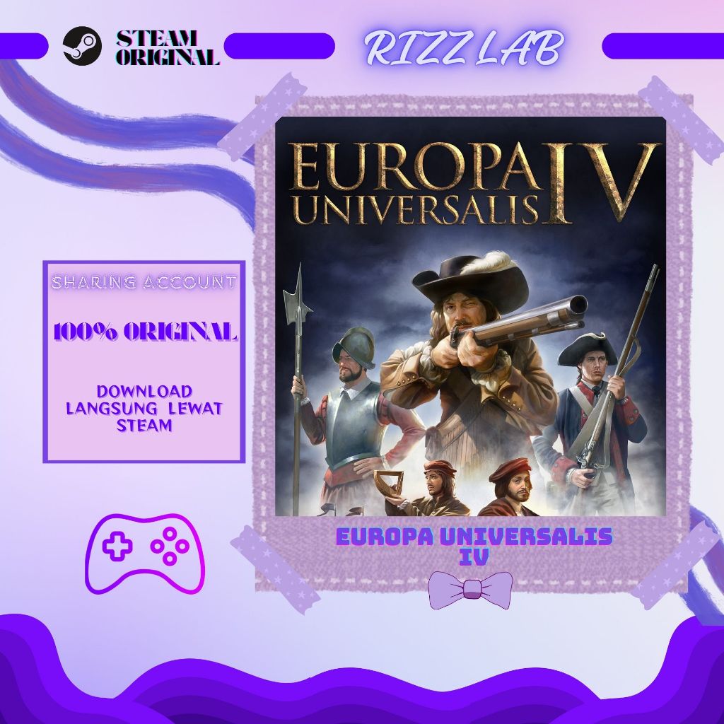 Europa Universalis IV PC original Steam guard