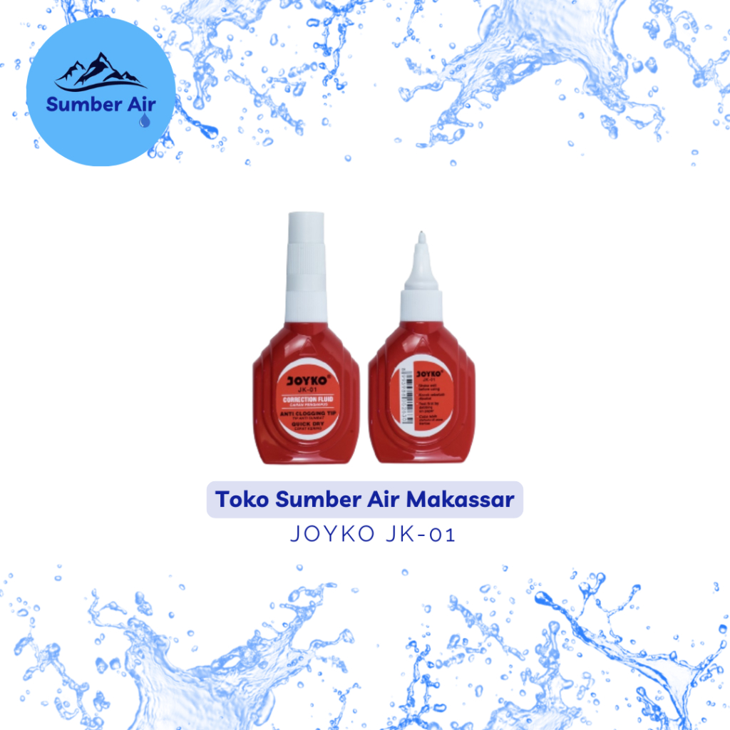 

JOYKO CORRECTION FLUID / TIPEX / TIPE X CAIR JK-01 / 1PCS