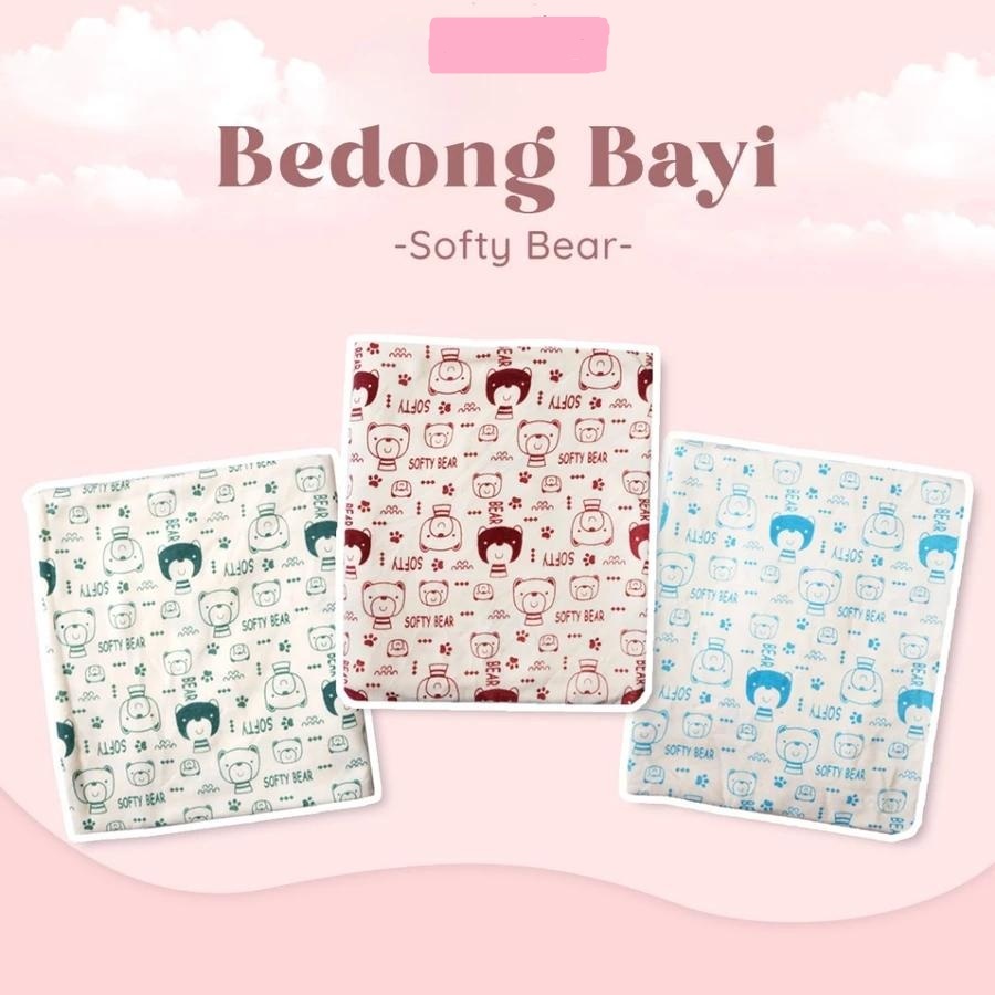 Kain Bedong Pernel Bayi Polos Motif Bahan Kaos Katun Halus Bandung Cimahi