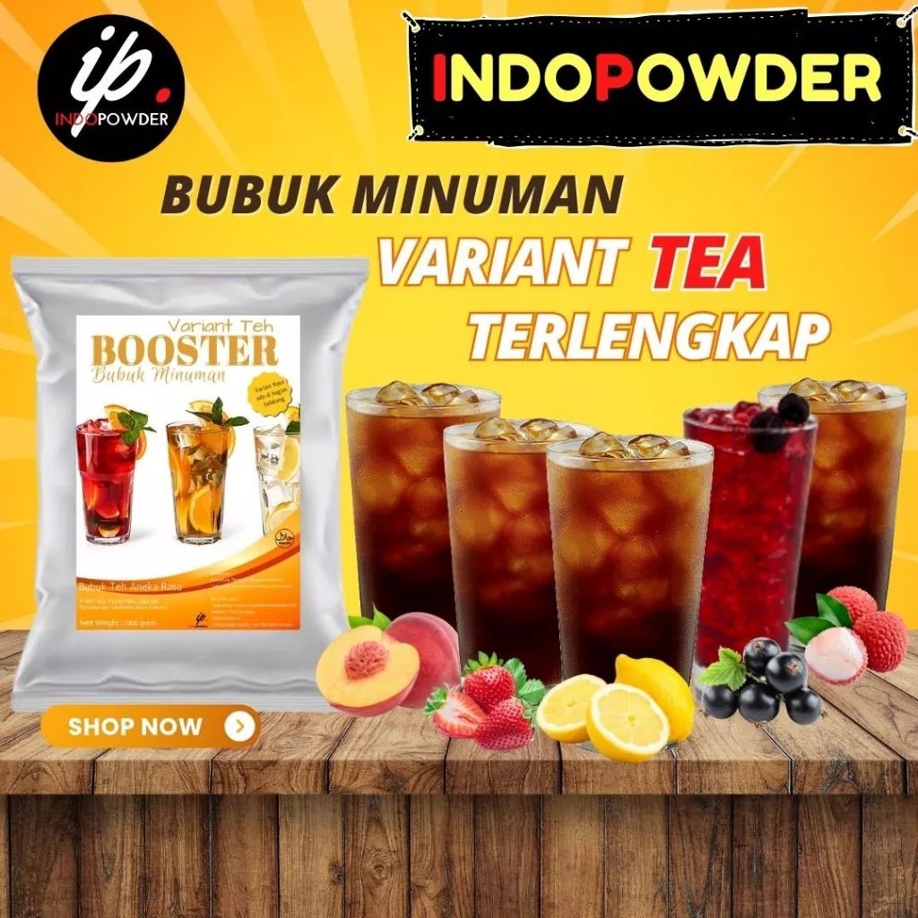 

INDOPOWDER | Bubuk ES TEH ANEKA RASA 1Kg - TEA POWDER 1Kg - Serbuk TEA REGULER 1Kg
