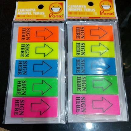 

HJK Memo Sticky notes Sign Here Pronto (1 Pad)