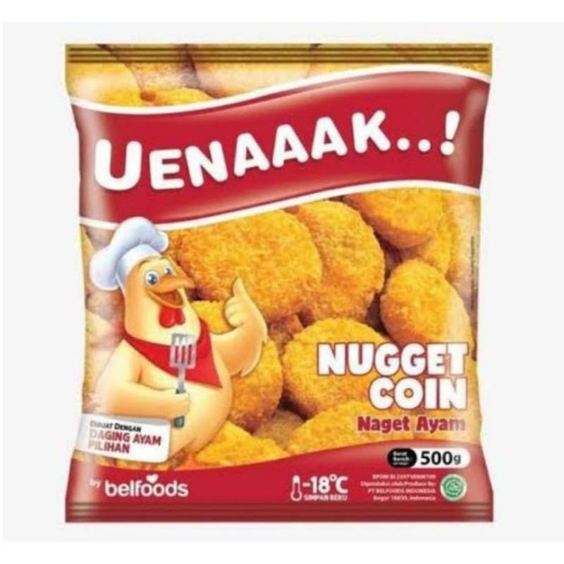 

Nugget Ayam Coin Uenaaak Belfoods | Uenaaak Nugget Coin 250gr&500gr