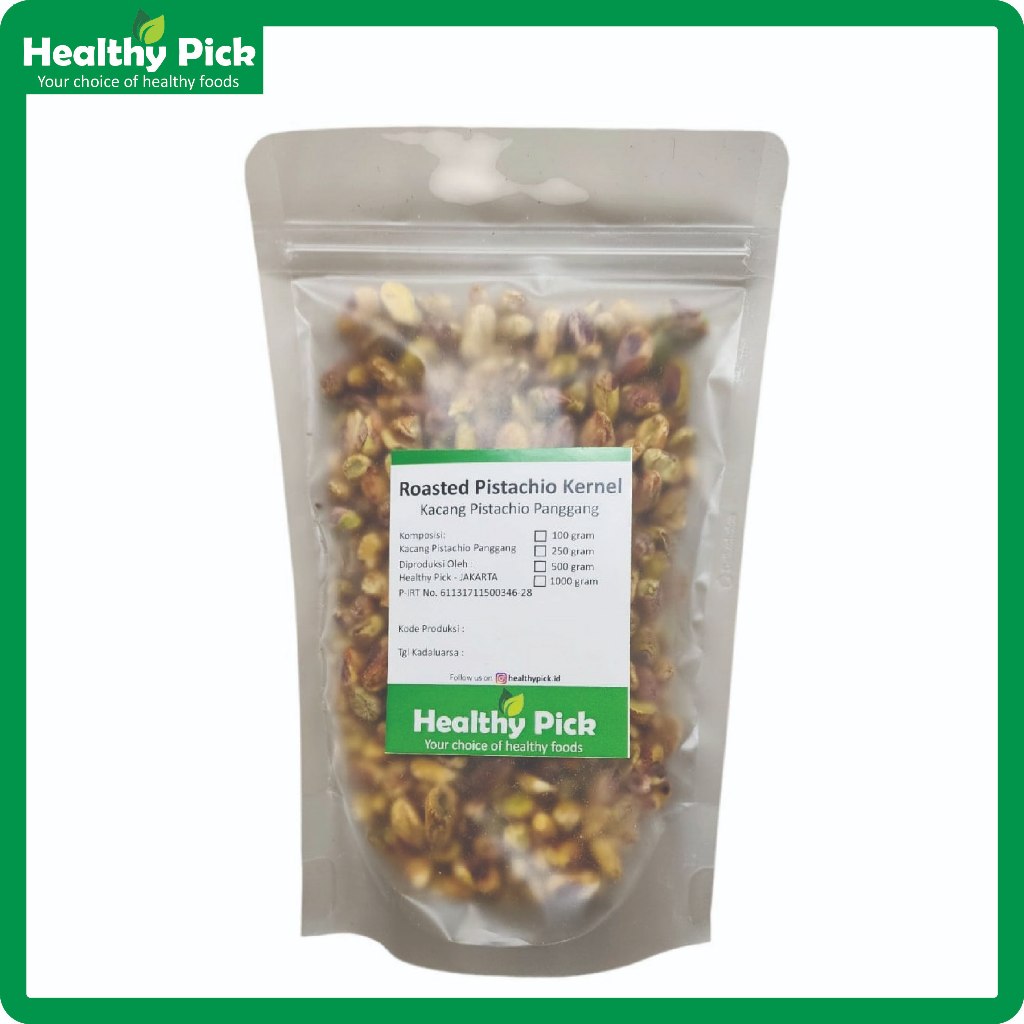 

Kacang Pistachio Kupas Panggang Premium Roasted Pistachio Kernel 1Kg