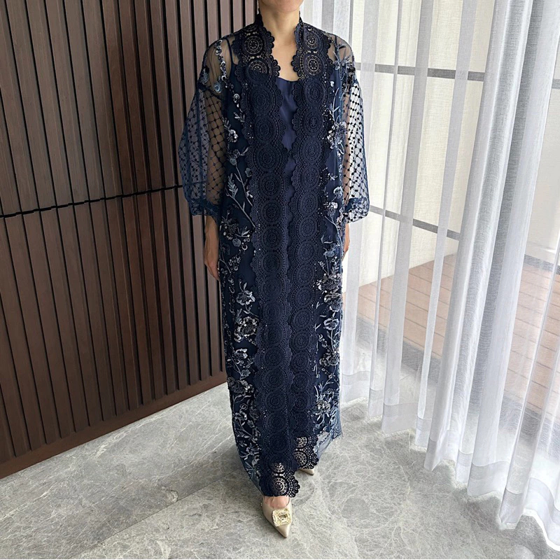 [RENT/SEWA] Kina Atelier - Daniya Set in Navy
