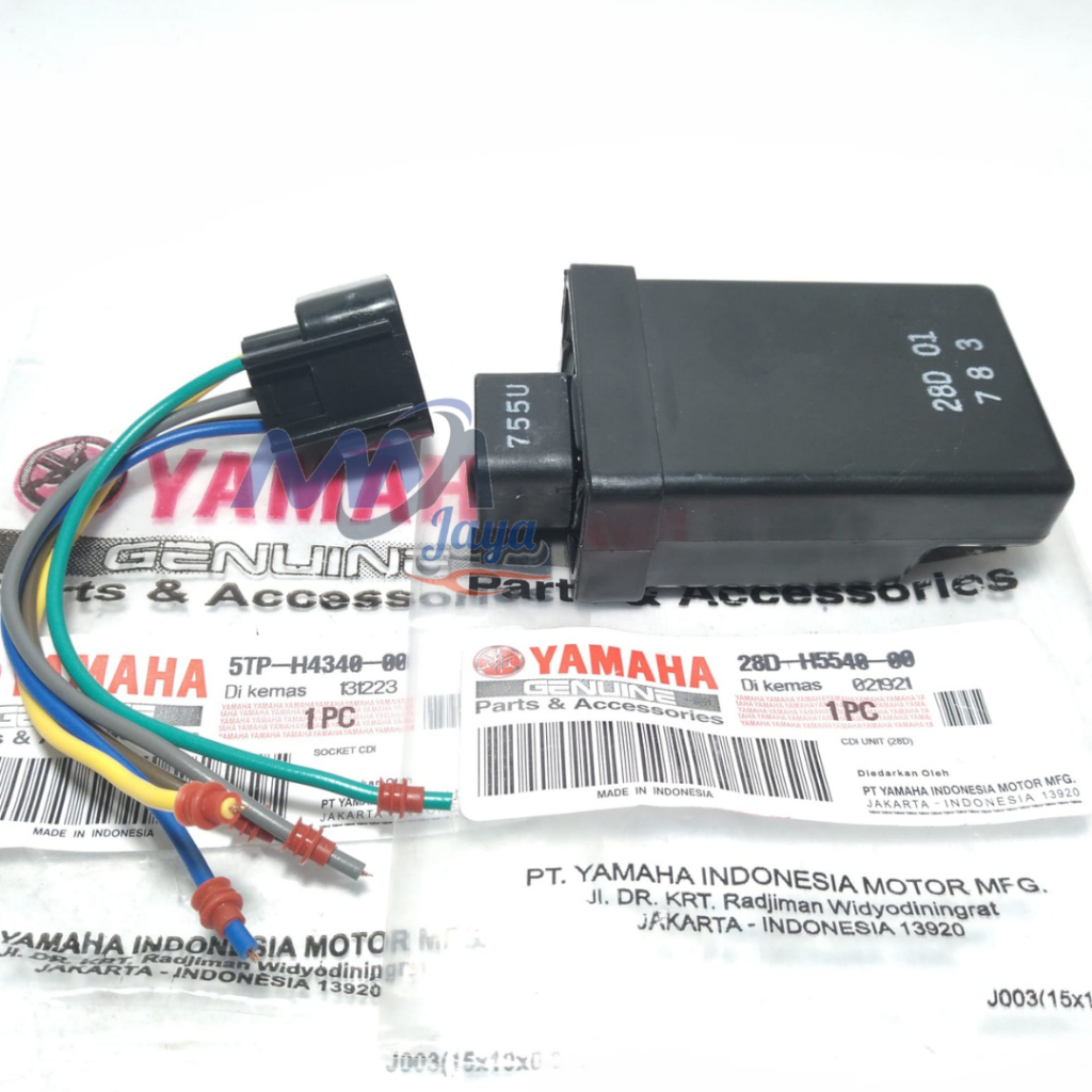 CDI unit Mio sporty mio smile mio new 28D + Socket soket kabel CDI Mio New Mio Sporty Vega ZR 28D