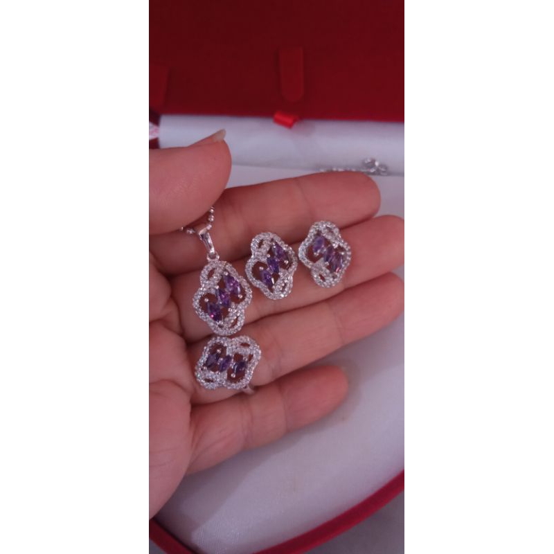 Set kalung perhiasan wanita Xuping Original/Set aksesoris kalung xuping asli