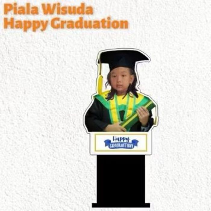 Piala Wisuda Foto Anak Plakat Wisuda Foto Siswa Akrilik Custom