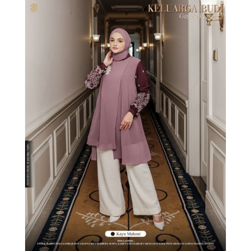 Tunik set celana keluarga Budi by puan