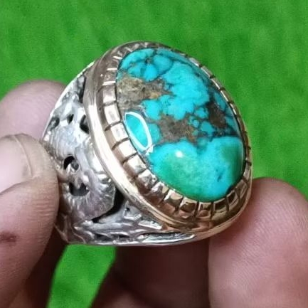 Pirus Persia hijau tosca Lawasan HQ Ring Perak HM