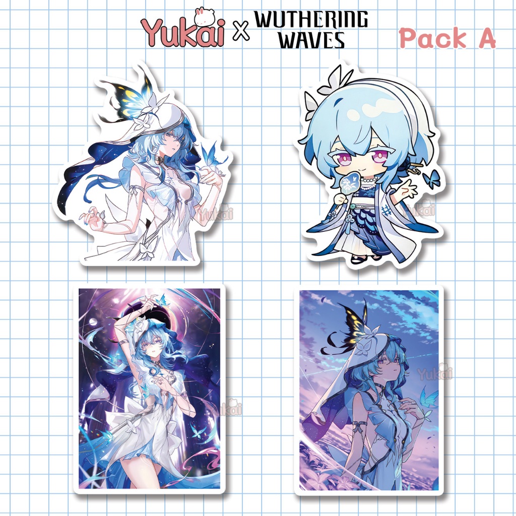 

Stiker The Shorekeeper Wuthering Waves Premium - Sticker Pack Anime Waterproof