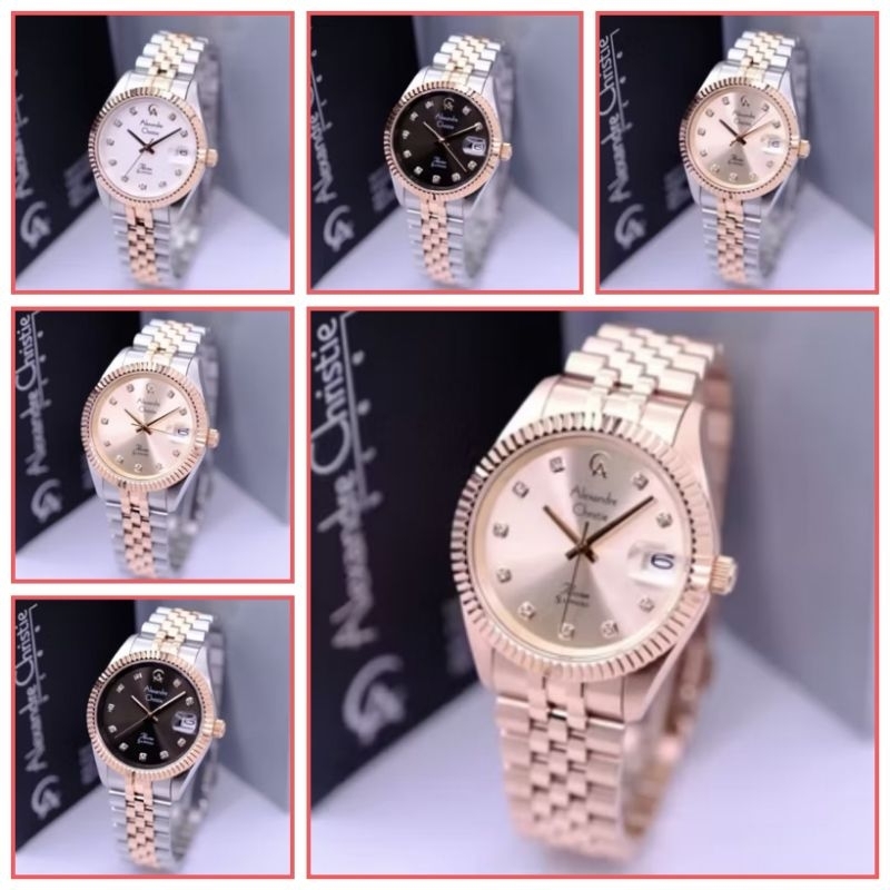 Jam Tangan Alexandre Christie Wanita Ac 5012 Ac 5013 Rosegold Alexander Christie Wanita
