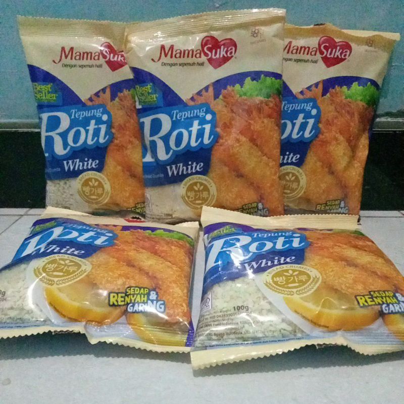 

Mama suka Tepung roti white 100g