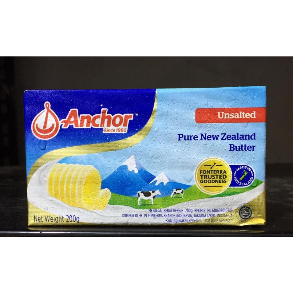 

Flash Sale Pure New Zealand Unsalted Butter Anchor 2gr Gosend Only