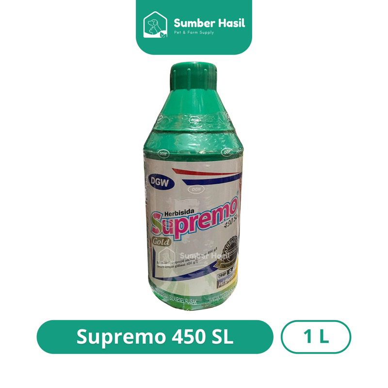 SUPREMO GOLD DGW 1 LITER OBAT RUMPUT LIAR HERBISIDA RUMPUT SUPREMO ORIGINAL