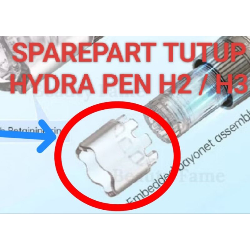 sparepart cap penutup hydra pen h2 hydrapen h3 hydra h2 pen skin boostee dna salmon hydra pen