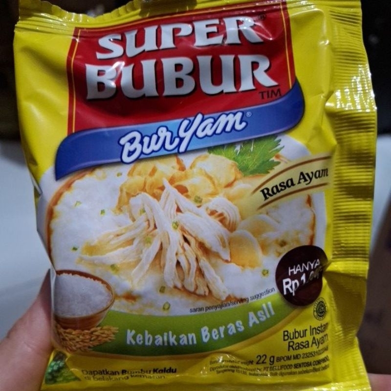 

Super Bubur BurYam Sachet 22gr@1000 X 10 Bungkus
