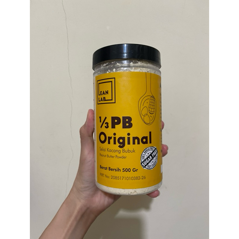 

Lean Lab Selai Kacang Sugar Free 500gr Peanut Butter Powder (Vegan, Gluten Free, Low Fat)
