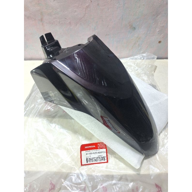 spakbor slebor depan honda vario 125 techno Fi old kzr original ahm honda 61100-KZR-600Pov ungu hita