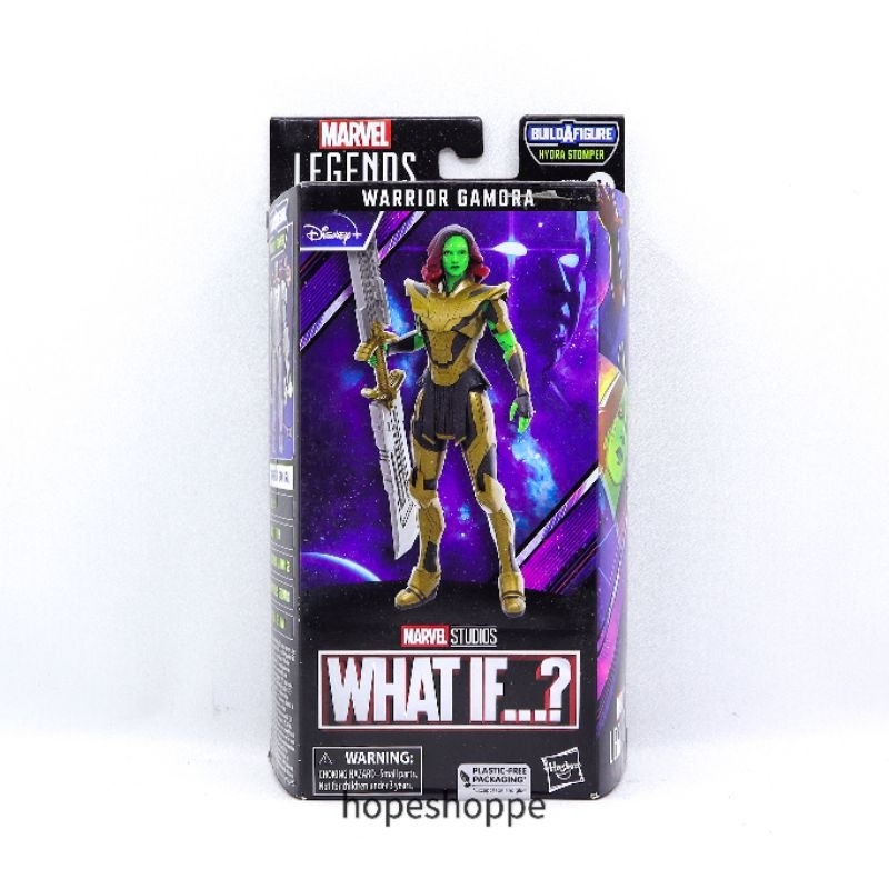Marvel Legends Warrior Gamora What If Segel with BAF Hydra Stomper Action Figure Original Hasbro