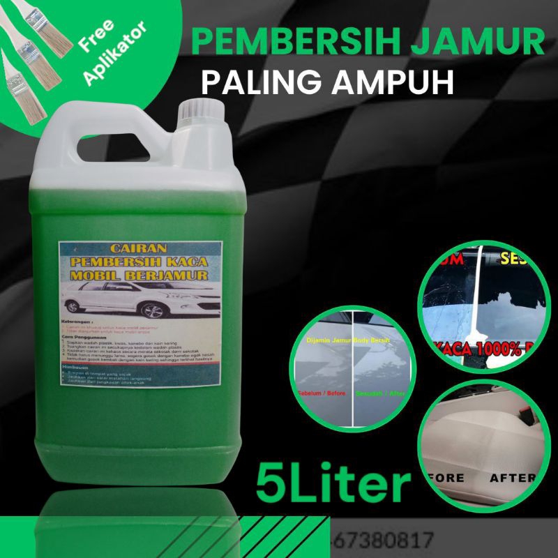 Cairan Pembersih Jamur Kaca Mobil 5liter Pembersih Jamur Body