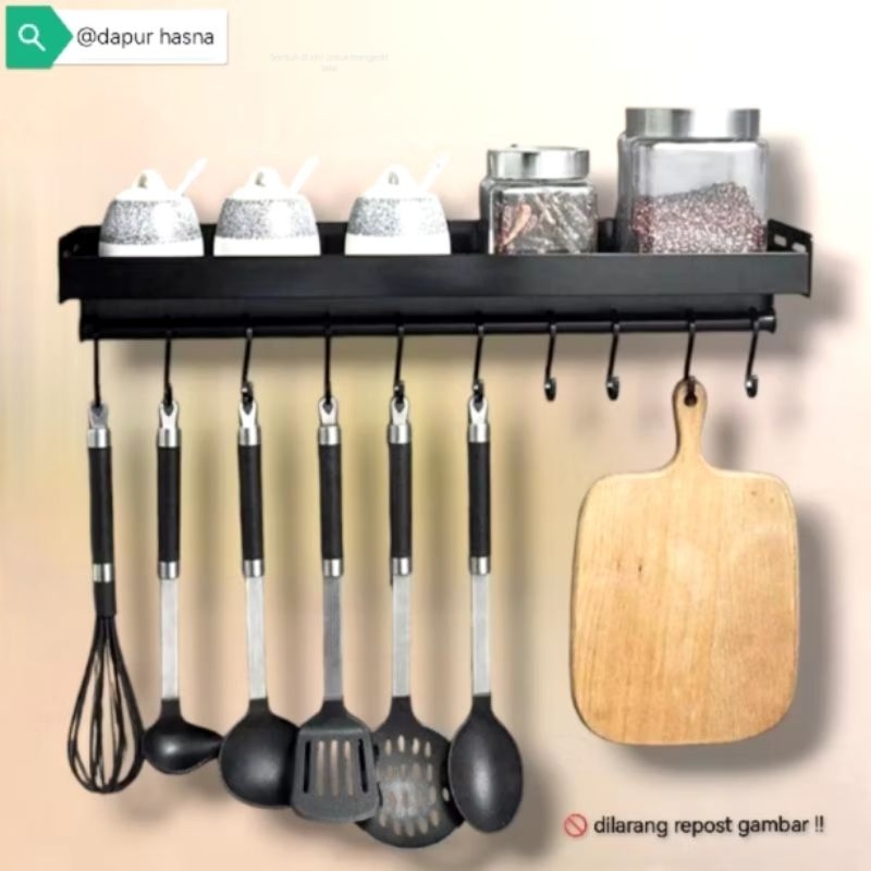 Rak Dapur Rak Bumbu Gantung Rak Penyimpanan Bumbu Tempel Dinding