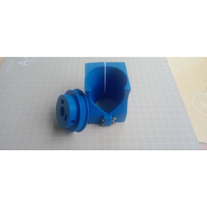 Pulley dan Baracket Sumbu Deklinasi Mount Eq CG-3