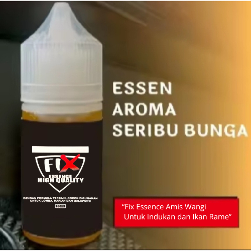 Essen Seribu bunga/Fix Essen Aroma Seribu bunga/Essen Oplosan Siap pakai/Untuk Harian dan Lomba