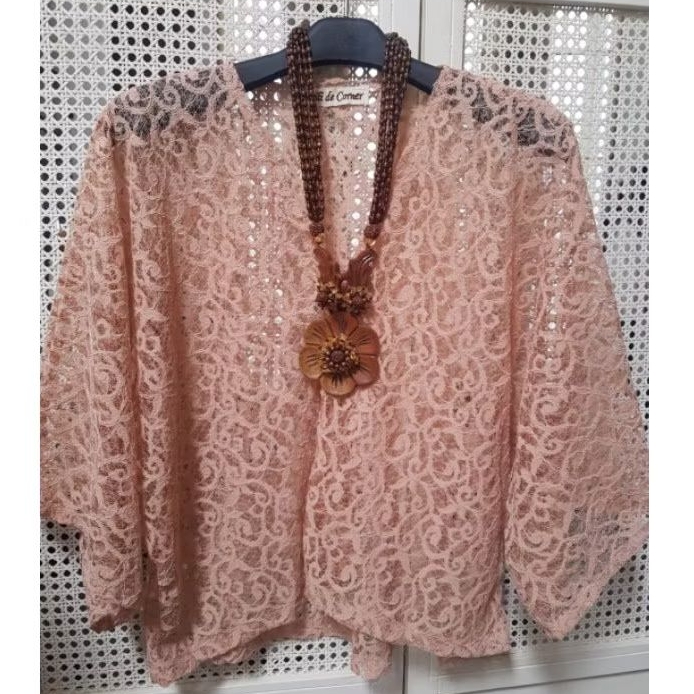 cardigan brokat outer cape