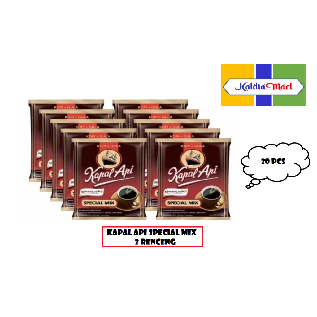 

Kapal Api Special Mix 23gr 2 Renceng (20pcs)