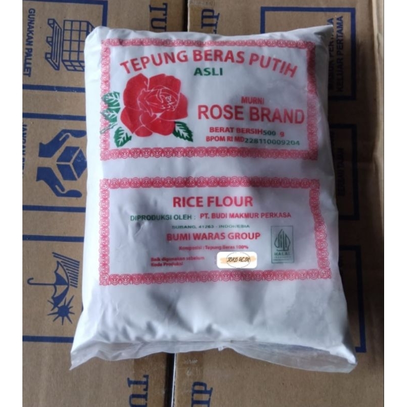 

Tepung beras rose brand 500gr, tepung beras, tepung