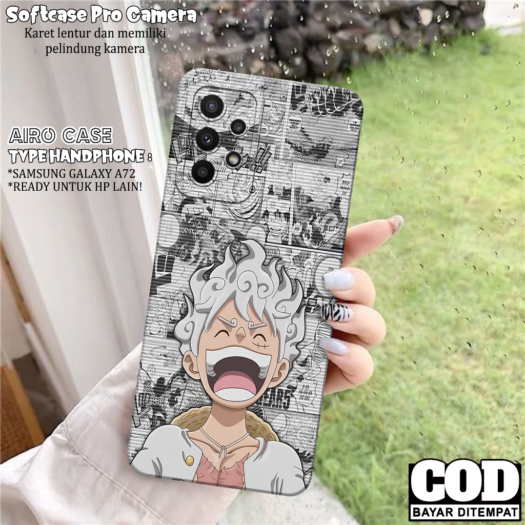 Case Hp SAMSUNG GALAXY A72 - Fashion Case ANIME - Softcase SAMSUNG GALAXY A72 - Case Lucu - Cover Ha