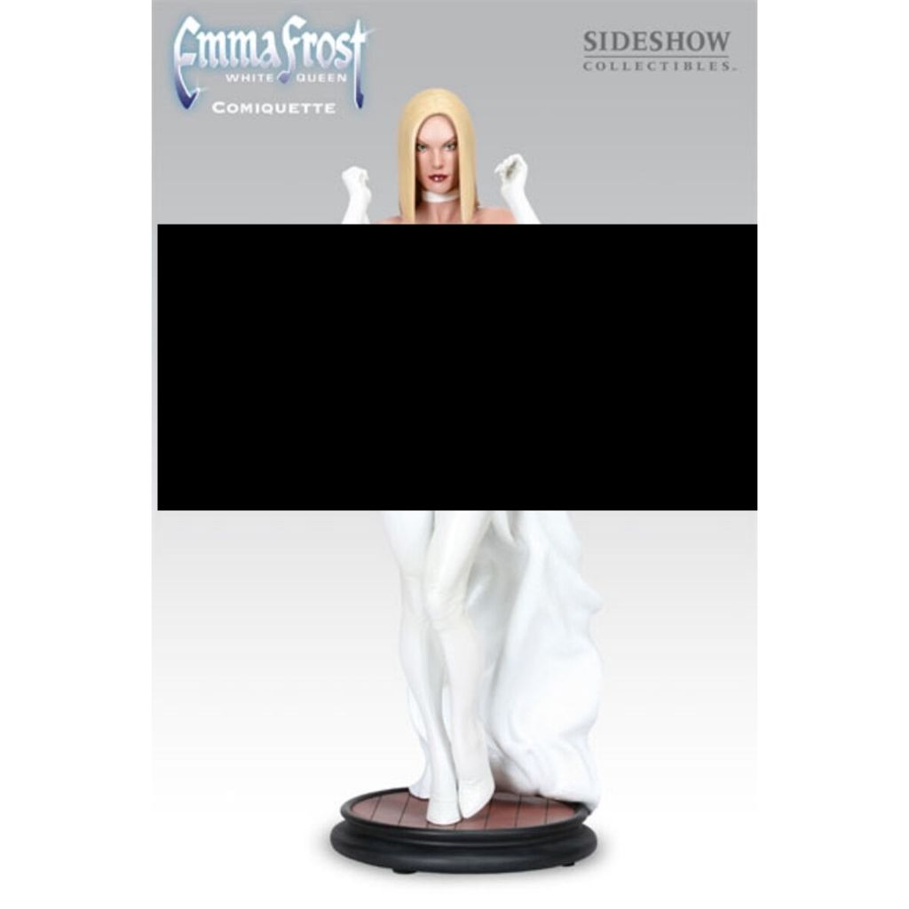 Sideshow Collectibles Emma Frost White Queen Comiquette Statue by Adam Hughes 1/4 BIB