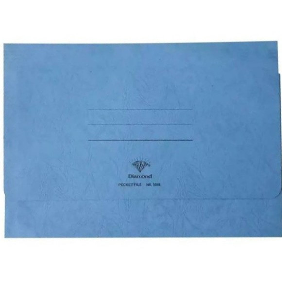 

MAP POCKET DIAMOND 5004 WARNA BIRU (1 PACK ISI 50 PCS)