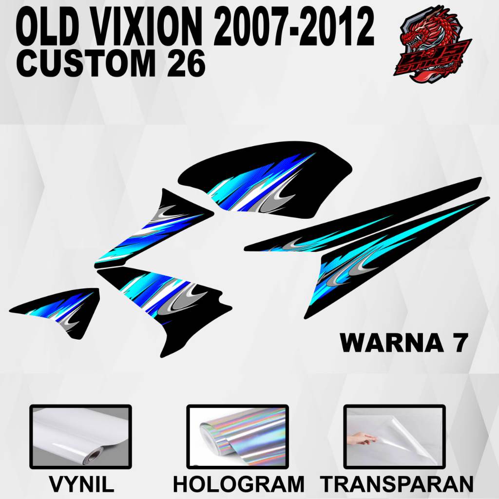 Stiker old Vixion Vixion lama 2007-2012 / Striping old Vixion Vixion lama 2007-2012 / Stiker Sticker